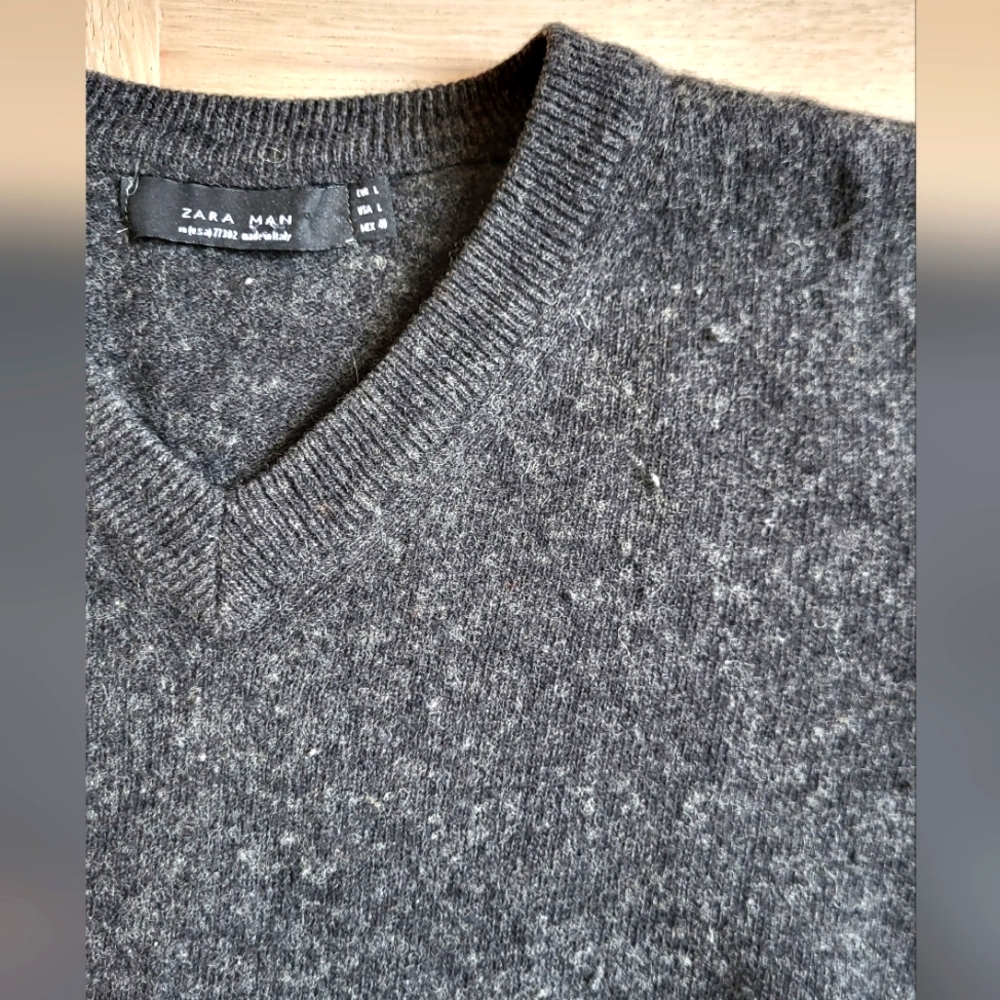 Zara man sweater gray size s